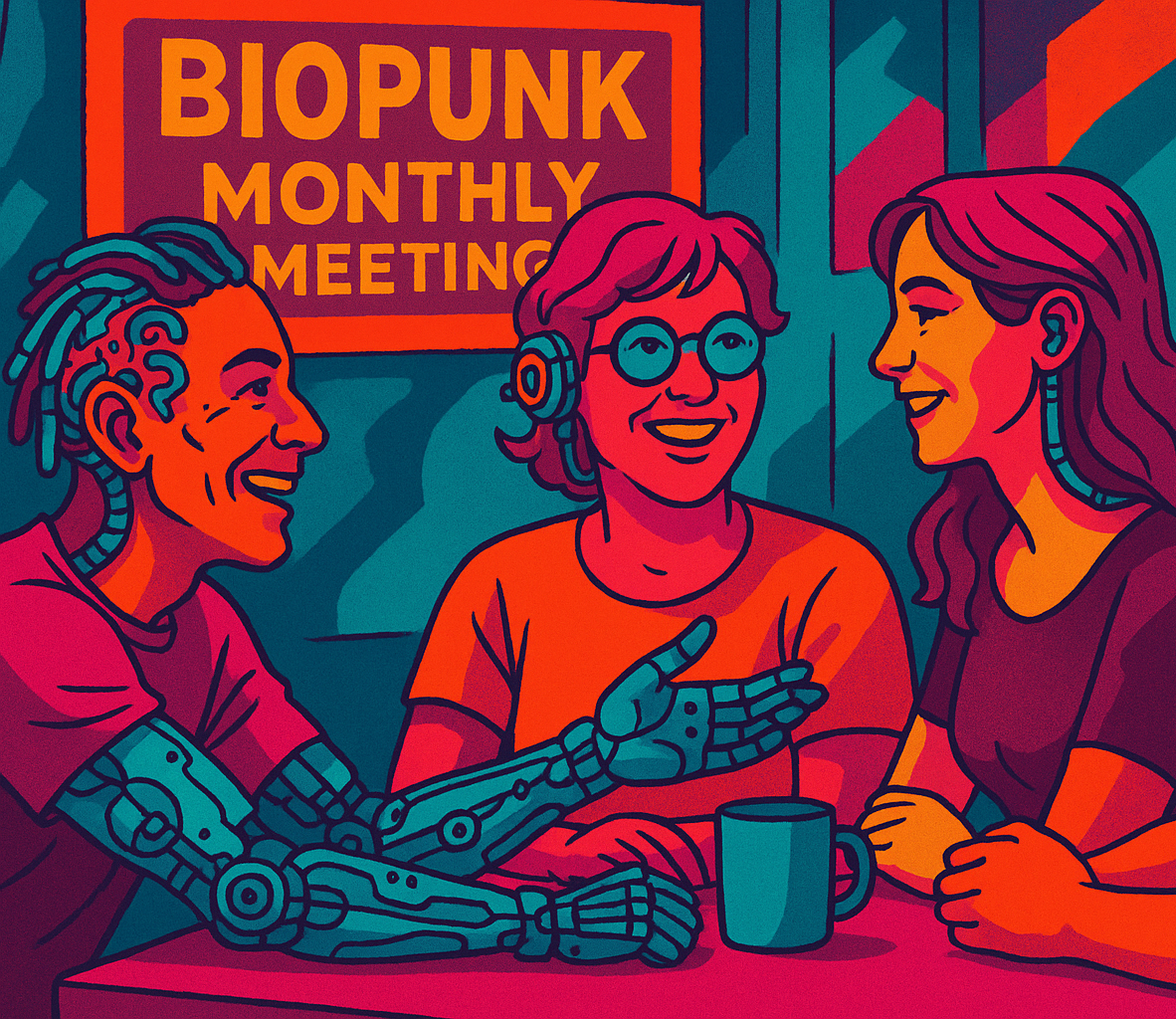 Biopunk digital art