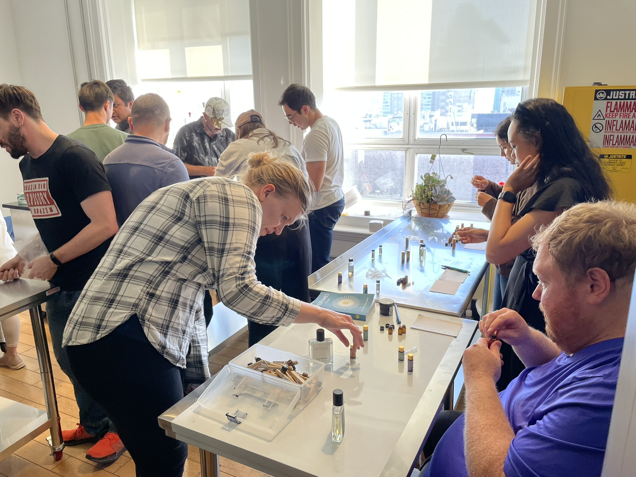 Biopunk community gathering